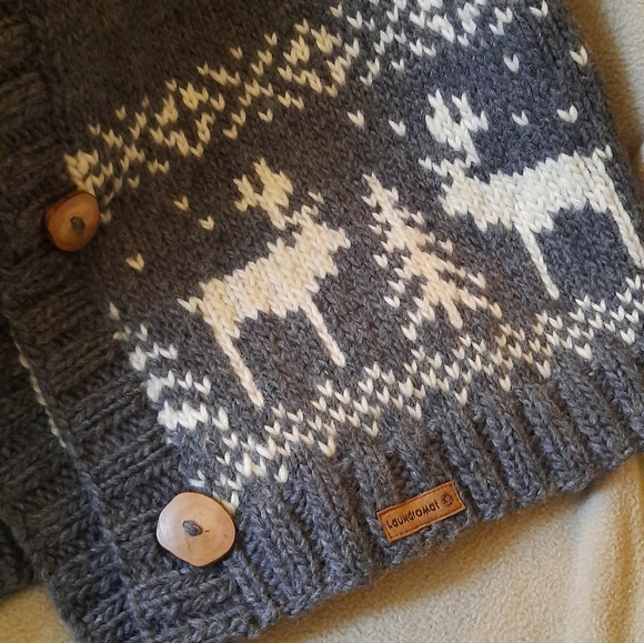 Christmas soft wool blanket scarf - Picture 5 of 6